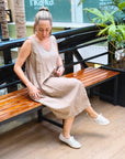 Vestido Whisper Beige