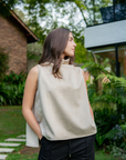 Chaleco Blossom Beige