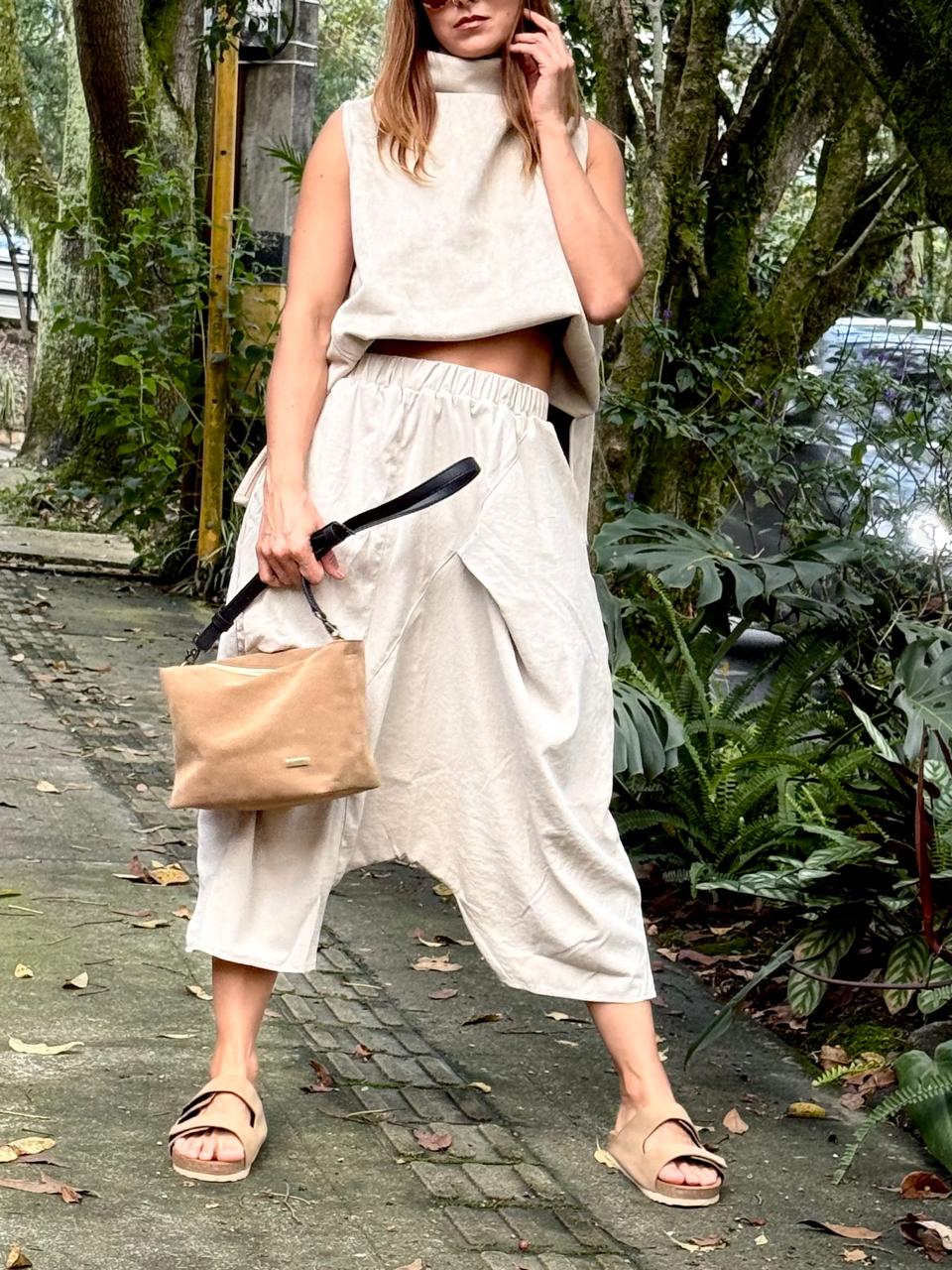 Falda Pantalón Italia Beige