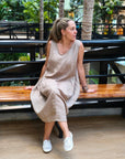 Vestido Whisper Beige