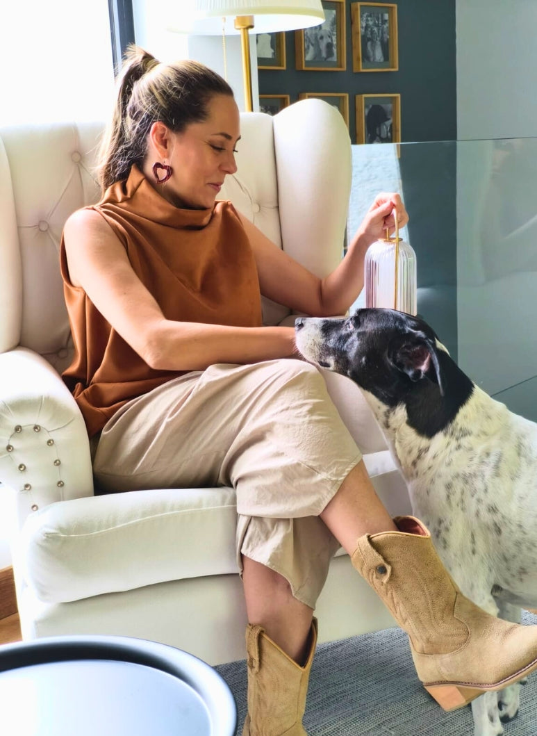 Chaleco Blossom Café