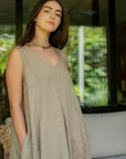 Vestido Whisper Beige
